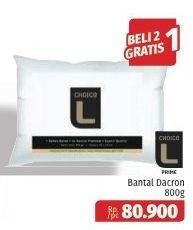 Promo Harga CHOICE L Bantal Dacron 800 gr - Lotte Grosir