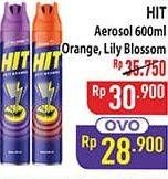 Promo Harga HIT Aerosol Orange, Lilly Blossom 600 ml - Hypermart