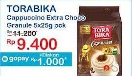 Promo Harga Torabika Cappuccino Extra Choco Granule per 5 sachet 25 gr - Indomaret