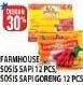 Promo Harga FARMHOUSE Sosis Sapi Goreng per 12 pcs 360 gr - Hypermart