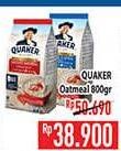 Promo Harga Quaker Oatmeal 800 gr - Hypermart