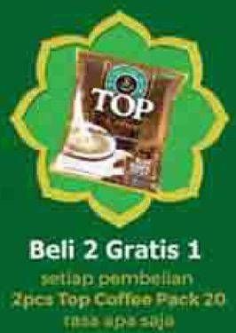 Promo Harga Top Coffee Kopi per 20 sachet - Hypermart