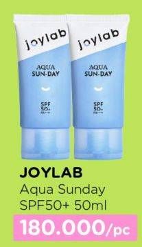Promo Harga Joylab Sun-Day Aqua SPF50+ 50 ml - Watsons
