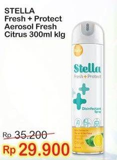 Promo Harga STELLA Fresh & Protect Aerosol Fresh Citrus 300 ml - Indomaret