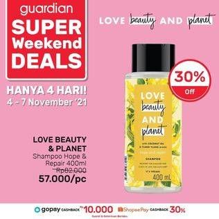 Promo Harga LOVE BEAUTY AND PLANET Shampoo Coconut Oil Ylang Ylang 400 ml - Guardian