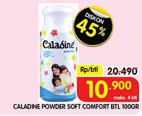 Promo Harga Caladine Bedak Soft Comfort 100 gr - Superindo