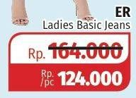 Promo Harga E R Jeans Basic Wanita  - Lotte Grosir