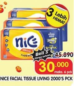 Promo Harga Nice Facial Tissue 1000 gr - Superindo