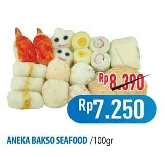 Promo Harga Aneka Bakso Seafood per 100 gr - Hypermart