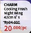 Promo Harga Charm Extra Comfort Cooling Fresh Wing 42cm 6 pcs - Guardian