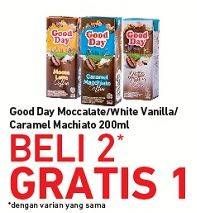 Promo Harga Good Day Coffee Drink Moccalate, White Vanilla, Caramel Machiato 200 ml - Carrefour