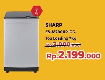 Promo Harga Sharp ES-M7000P-GG  - Yogya