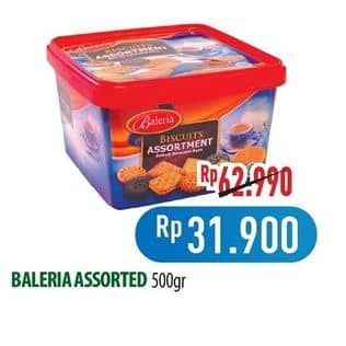 Promo Harga Baleria Biscuits Assortment 500 gr - Hypermart