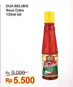 Promo Harga DUA BELIBIS Saus Cabe 135 ml - Indomaret