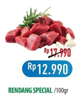 Promo Harga Daging Rendang Sapi per 100 gr - Hypermart