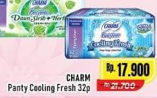 Promo Harga Charm Pantyliner Cooling Fresh Slim 32 pcs - Alfamart