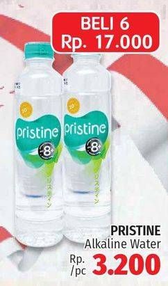 Promo Harga PRISTINE 8 Air Mineral per 6 botol - LotteMart