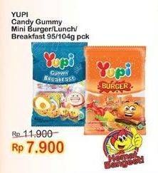 Promo Harga YUPI Candy Gummy Breakfast, Gummy Lunch 95 gr - Indomaret