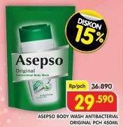 Promo Harga Asepso Body Wash Original 450 ml - Superindo