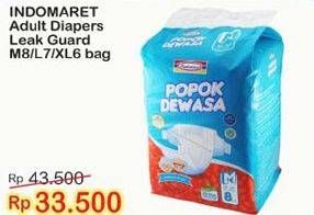 Promo Harga Indomaret Diapers Adult M8, L7, XL6  - Indomaret