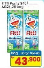 Promo Harga Fitti Pants S40, M32, L28 28 pcs - Indomaret