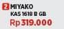 Miyako KAS-1618 Stand Fan  Harga Promo Rp319.000