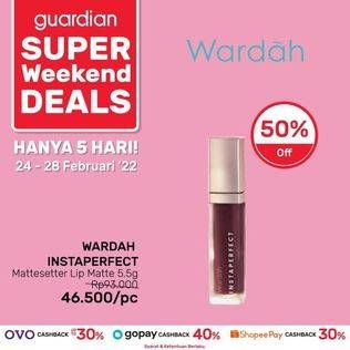 Promo Harga WARDAH Instaperfect Mattesetter Lip Matte 5 gr - Guardian