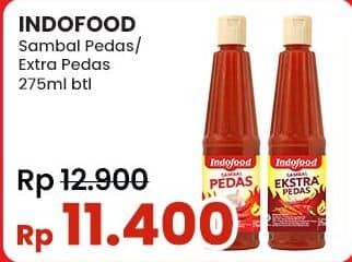 Promo Harga Indofood Sambal Pedas, Ekstra Pedas 275 ml - Indomaret