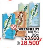 Promo Harga Greenfields UHT 1000 ml - LotteMart