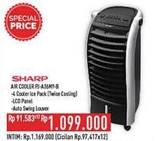 Promo Harga Sharp PJ-A26MY | Air Cooler Black  - Hypermart