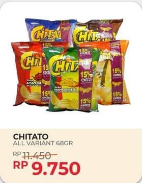 Promo Harga Chitato Snack Potato Chips All Variants 68 gr - Yogya