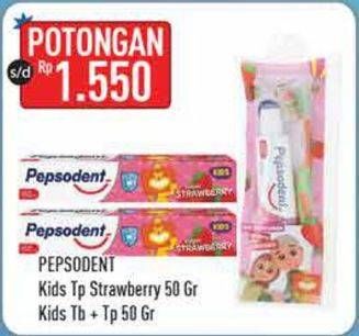 Promo Harga PEPSODENT Kids Regime 50 gr - Hypermart