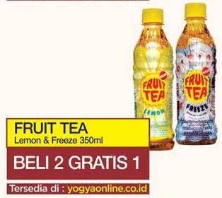 Promo Harga SOSRO Fruit Tea Freeze, Lemon 350 ml - Yogya
