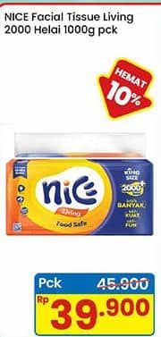 Promo Harga Nice Facial Tissue 1000 gr - Indomaret