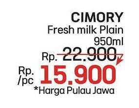 Promo Harga Cimory Fresh Milk Full Cream 950 ml - LotteMart
