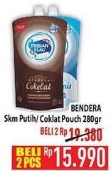 Promo Harga FRISIAN FLAG Susu Kental Manis Putih, Cokelat 280 gr - Hypermart