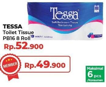 Promo Harga TESSA Toilet Tissue PB-16 8 roll - Yogya