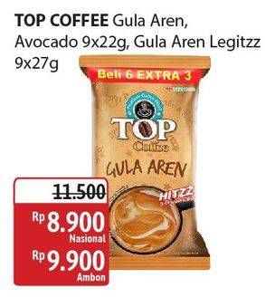 Promo Harga Top Coffee Gula Aren/Gula Aren Legitzz/Avocado   - Alfamidi