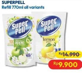 Promo Harga Super Pell Pembersih Lantai All Variants 770 ml - Hypermart