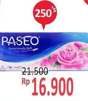 Promo Harga PASEO Facial Tissue 250 sheet - Alfamidi