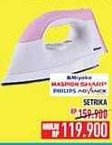 Promo Harga MIYAKO/MASPION/PHILIPS/SHARP/ADVANCE Setrika  - Hypermart