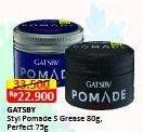 Promo Harga Gatsby Styling Pomade Supreme Grease, Perfect Rise 75 gr - Alfamart