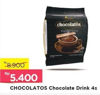 Promo Harga Chocolatos Chocolate Bubuk 4 pcs - Alfamart