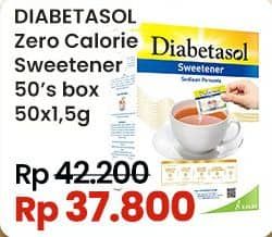 Promo Harga Diabetasol Sweetener per 50 sachet 1 gr - Indomaret