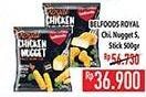 Promo Harga Belfoods Royal Nugget Chicken Nugget S, Chicken Nugget Stick 500 gr - Hypermart