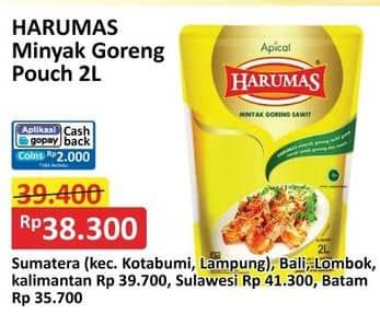Promo Harga Harumas Minyak Goreng 2000 ml - Alfamart