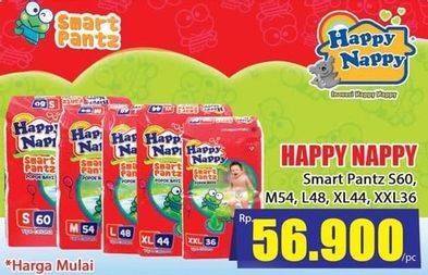Promo Harga Happy Nappy Smart Pantz Diaper S60, M54, L48, XL44, XXL36  - Hari Hari