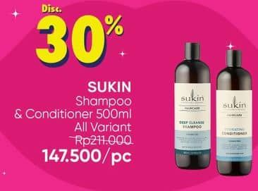 Promo Harga Sukin Shampoo/Conditioner  - Guardian