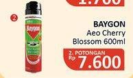 Promo Harga BAYGON Insektisida Spray Cherry Blossom 600 ml - Alfamidi