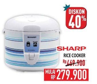 Promo Harga Sharp Rice Cooker  - Hypermart